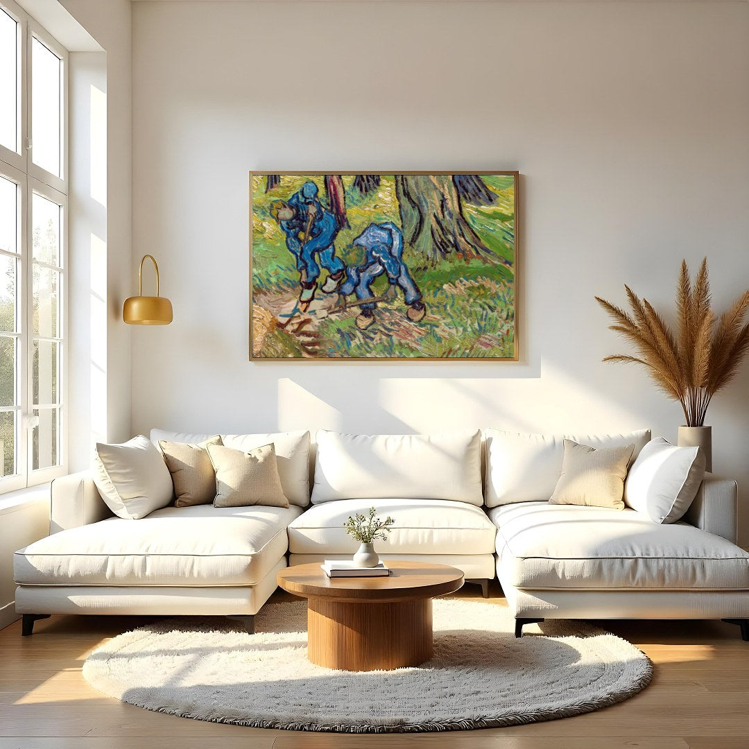 Experience the dynamic energy of this captivating artwork, featuring vivid brushstrokes that bring for Living Room