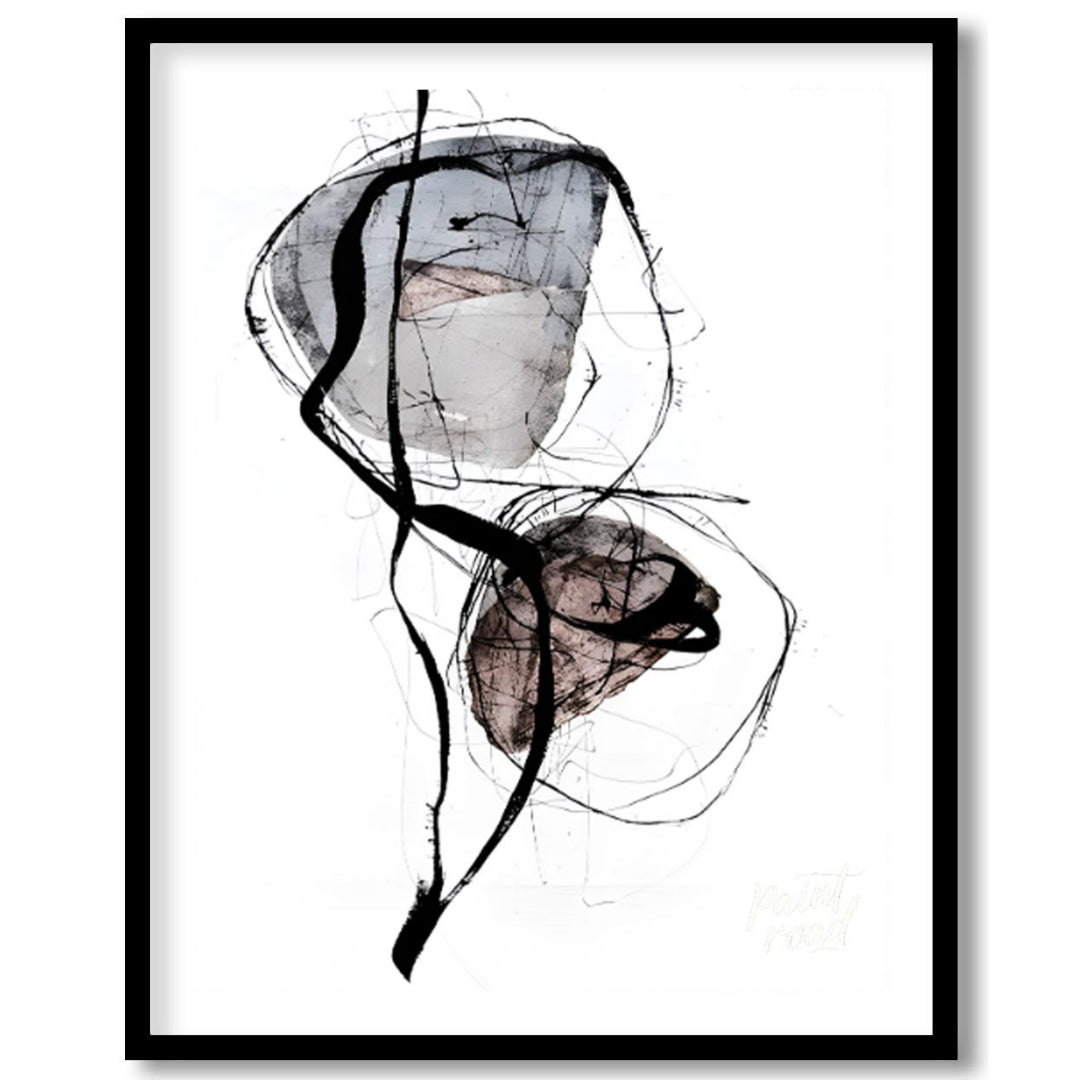 """Ephemeral Forms"" captures a delicate balance between structure and fluidity. The artwork featur… for lovely house