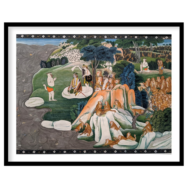 Epic Indian Mythology Scene
