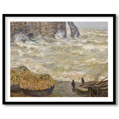 Immerse yourself in the dynamic beauty of 'Ethereal Coastal Vistas,' where the tumultuous sea and for dwelling