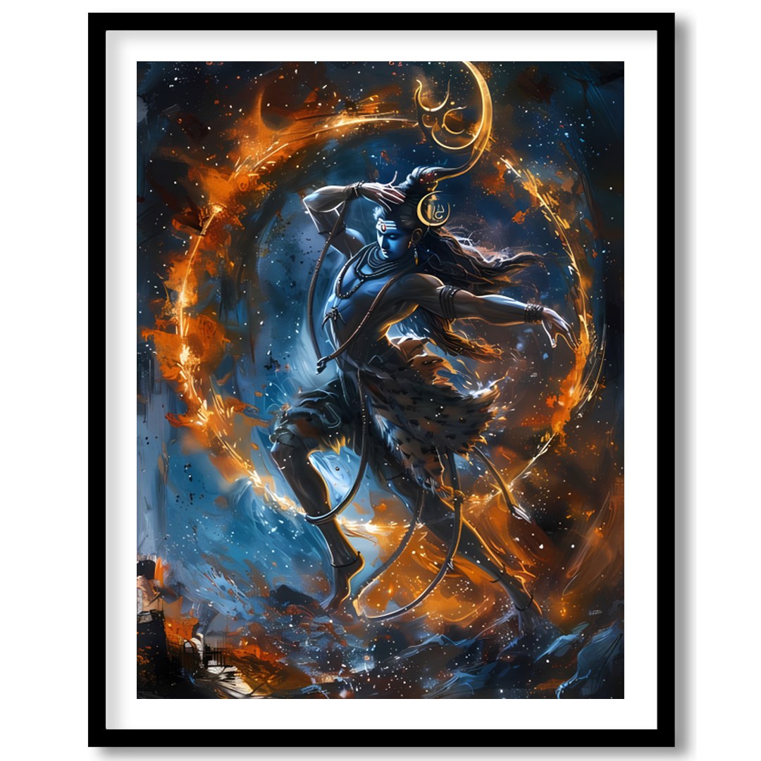 Immerse yourself in the mystique of the cosmos with 'Ethereal Dance of the Celestial Being'. This for abode