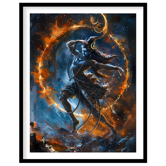 Immerse yourself in the mystique of the cosmos with 'Ethereal Dance of the Celestial Being'. This for abode