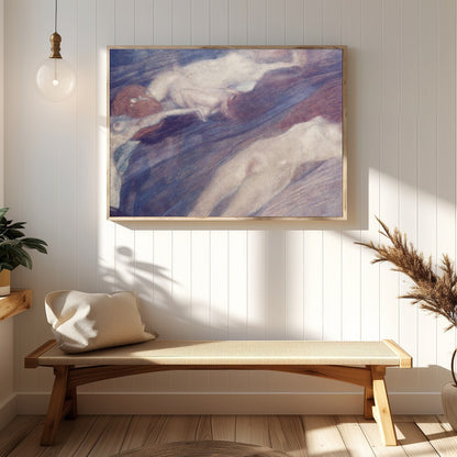 Immerse yourself in the mystical allure of 'Ethereal Dreamscape Trio,' a masterful fusion of for Hallway