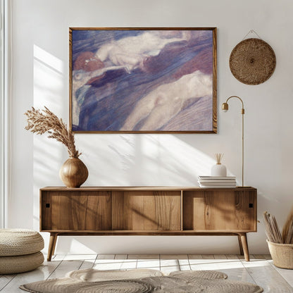 Immerse yourself in the mystical allure of 'Ethereal Dreamscape Trio,' a masterful fusion of for Sitting Area