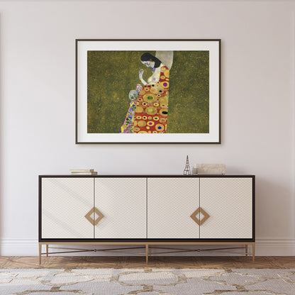 This captivating piece draws the viewer into a rich tapestry of swirling golds and intricate for Foyer