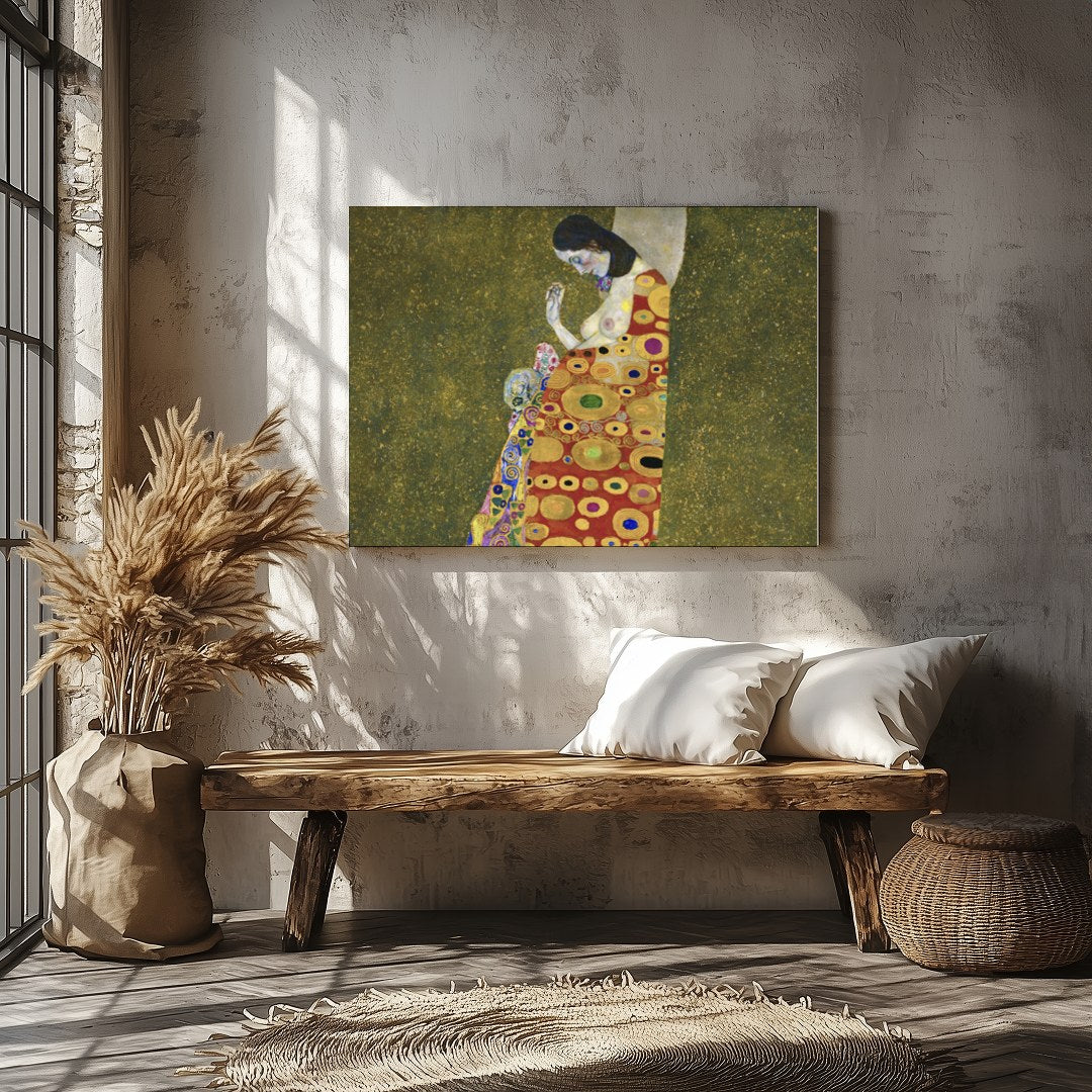 This captivating piece draws the viewer into a rich tapestry of swirling golds and intricate for Veranda
