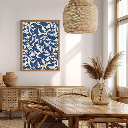 Experience the serene beauty of doves in flight with this striking artwork. The harmonious contrast for Extra Kitchen