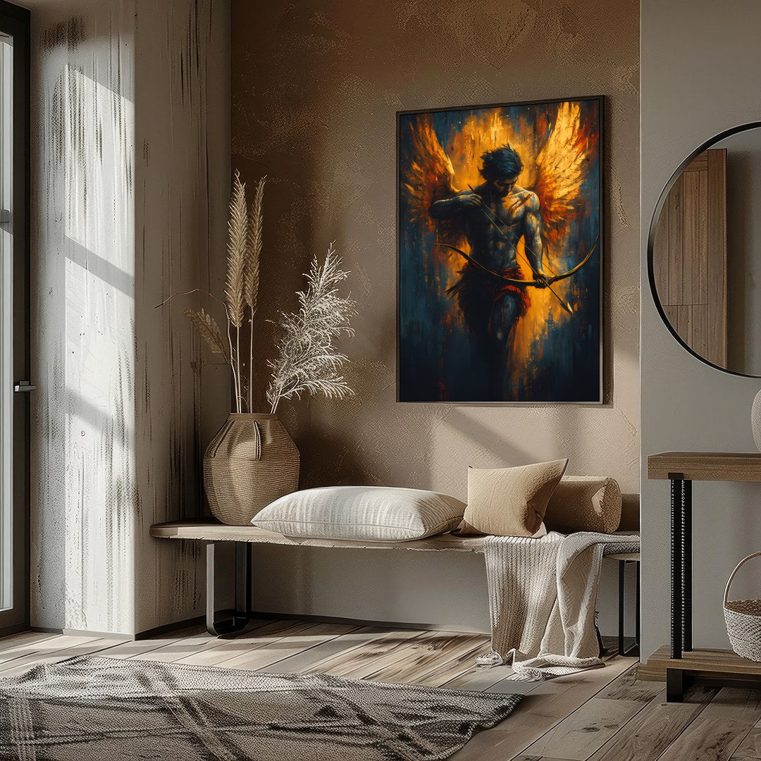 Discover the mesmerizing interplay between shadow and light in this captivating artwork. The for area
