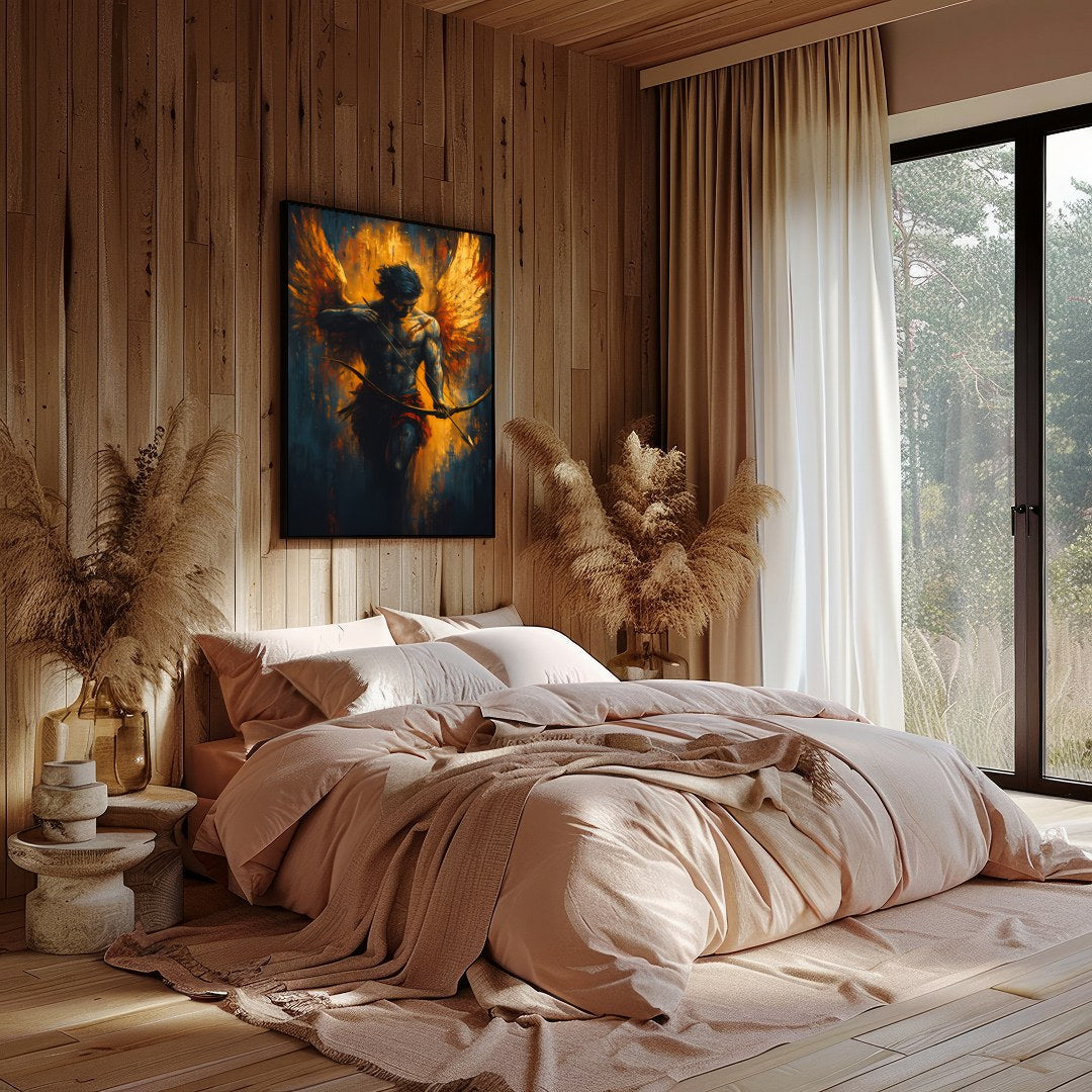 Discover the mesmerizing interplay between shadow and light in this captivating artwork. The for Bedroom