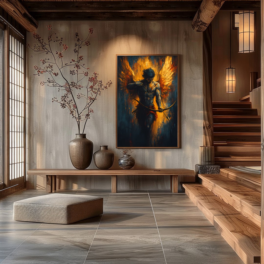 Discover the mesmerizing interplay between shadow and light in this captivating artwork. The for Hall