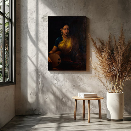 Immerse yourself in the timeless elegance of this captivating portrait, featuring a classical for Entrance