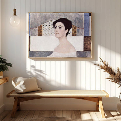 This exquisite artwork captures the essence of elegance with its gentle portrayal of a woman for Hallway
