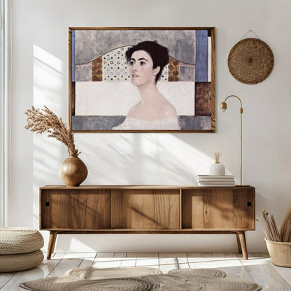 This exquisite artwork captures the essence of elegance with its gentle portrayal of a woman for Sitting Area