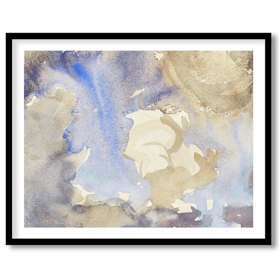 Immerse yourself in the delicate interplay of color with this exquisite watercolor artwork. Soft, for hallway