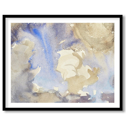 Immerse yourself in the delicate interplay of color with this exquisite watercolor artwork. Soft, for hallway