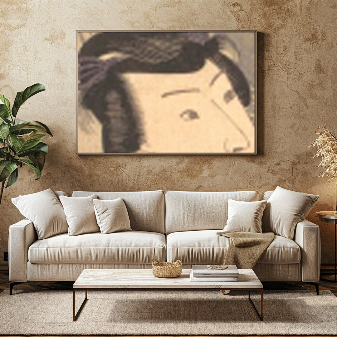 This captivating piece elegantly captures the mystique of traditional Japanese culture with for Family Room