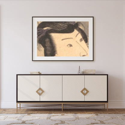This captivating piece elegantly captures the mystique of traditional Japanese culture with for Foyer