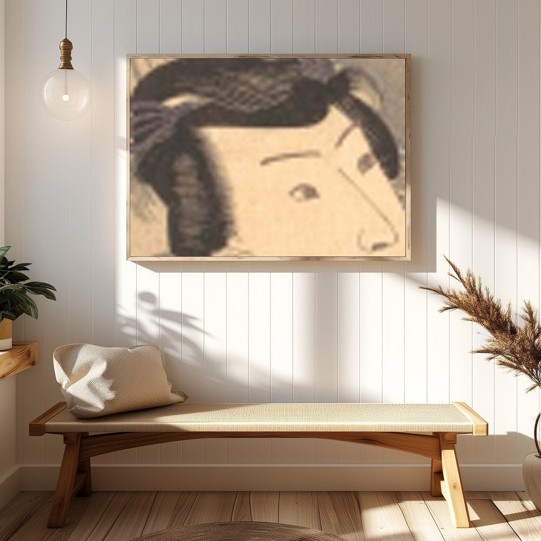This captivating piece elegantly captures the mystique of traditional Japanese culture with for Hallway