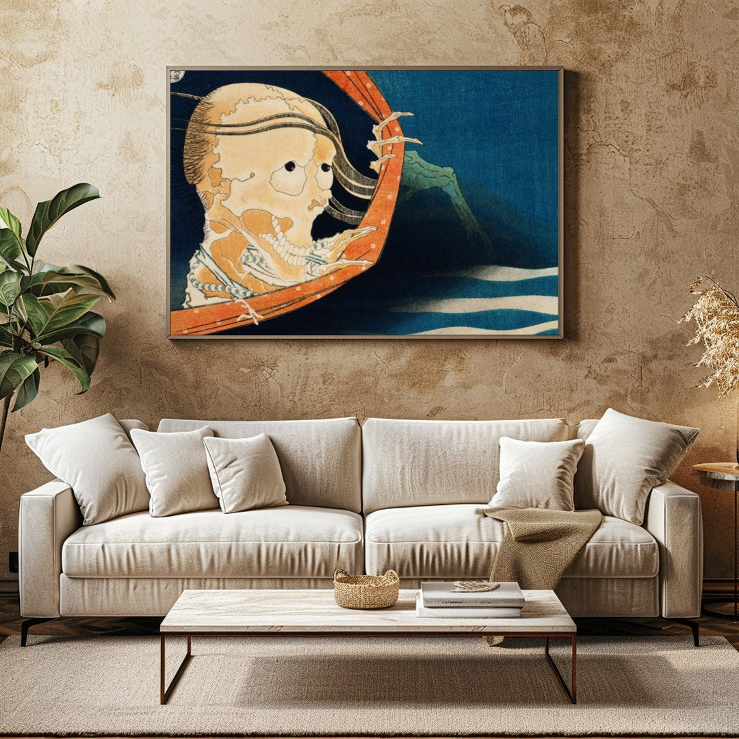 Immerse yourself in this whimsical piece inspired by traditional art techniques. The intricate for Family Room