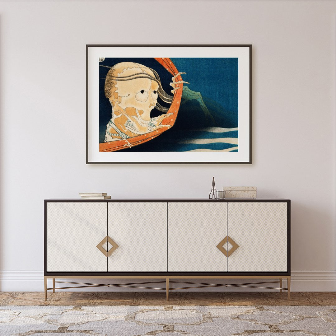 Immerse yourself in this whimsical piece inspired by traditional art techniques. The intricate for Foyer
