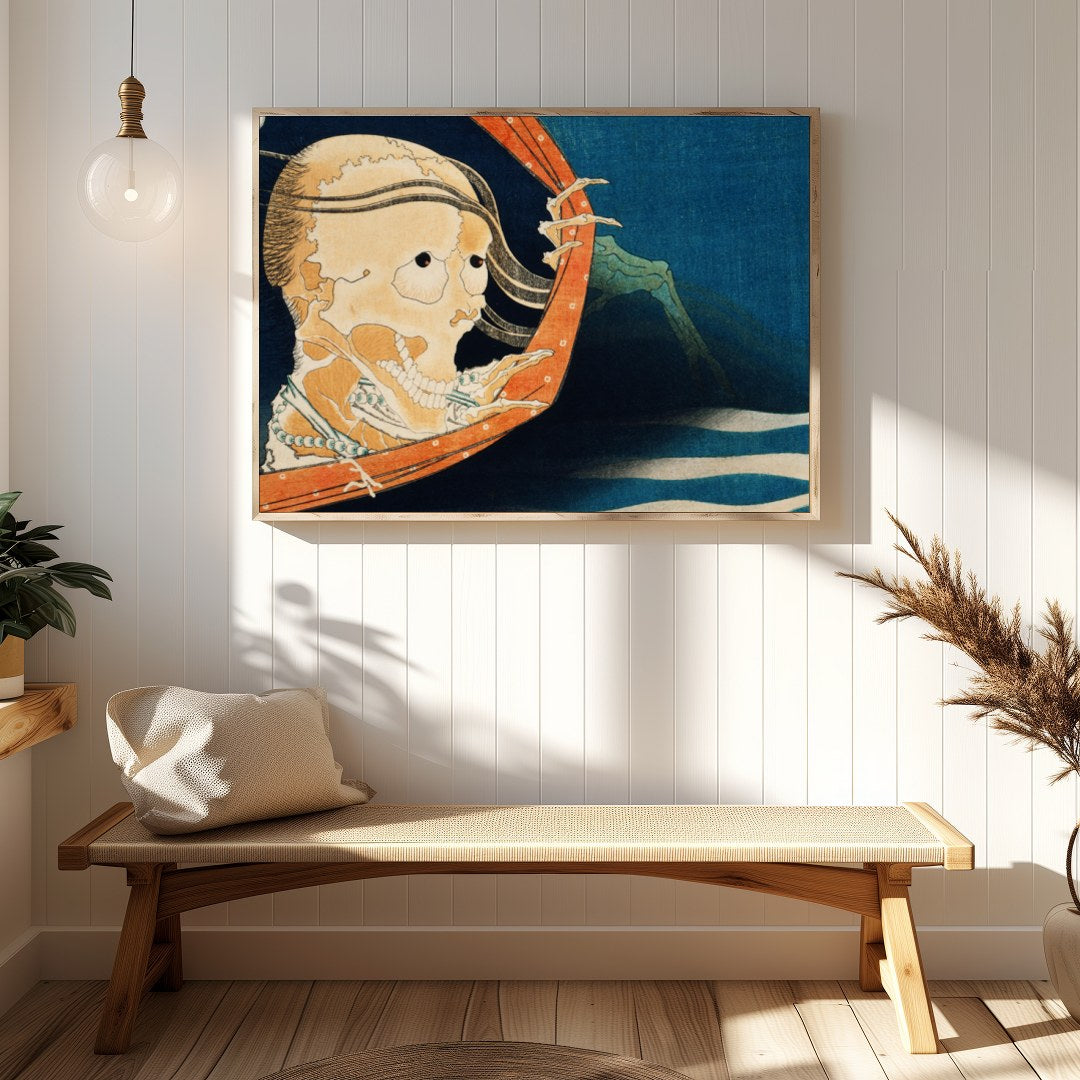 Immerse yourself in this whimsical piece inspired by traditional art techniques. The intricate for Hallway