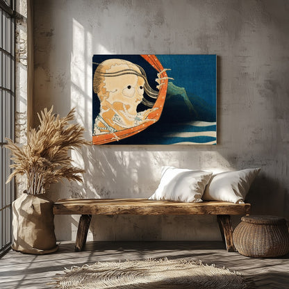 Immerse yourself in this whimsical piece inspired by traditional art techniques. The intricate for Veranda
