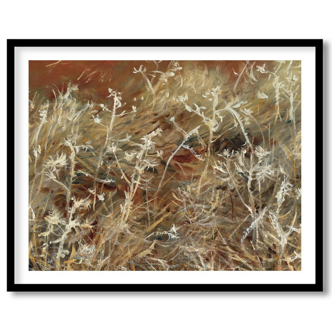 Dive into the delicate embrace of nature with 'Ethereal Wilderness: Whispering Grasses.' This for retreat