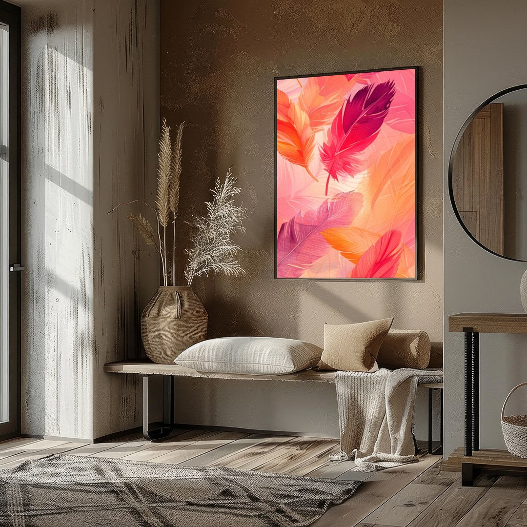 Add a burst of color to your space with this stunning artwork featuring a symphony of vibrant for dwelling