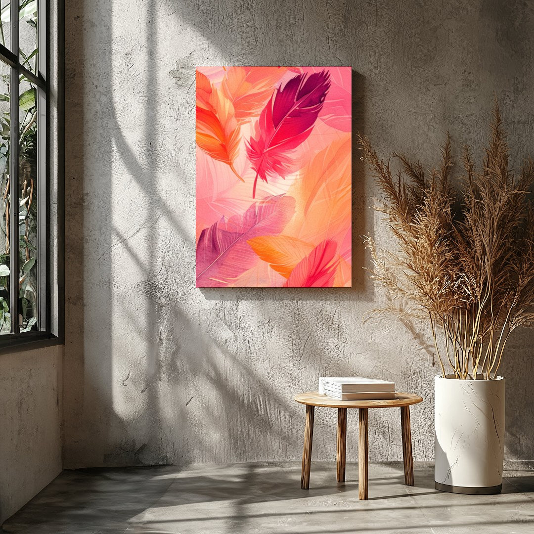 Add a burst of color to your space with this stunning artwork featuring a symphony of vibrant for Entrance