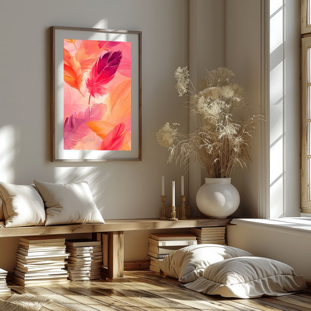 Add a burst of color to your space with this stunning artwork featuring a symphony of vibrant for nook