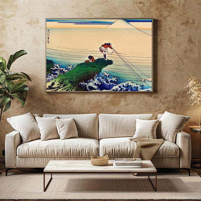 Immerse yourself in the serene yet dynamic scene depicted in this fine artwork. Featuring for Family Room
