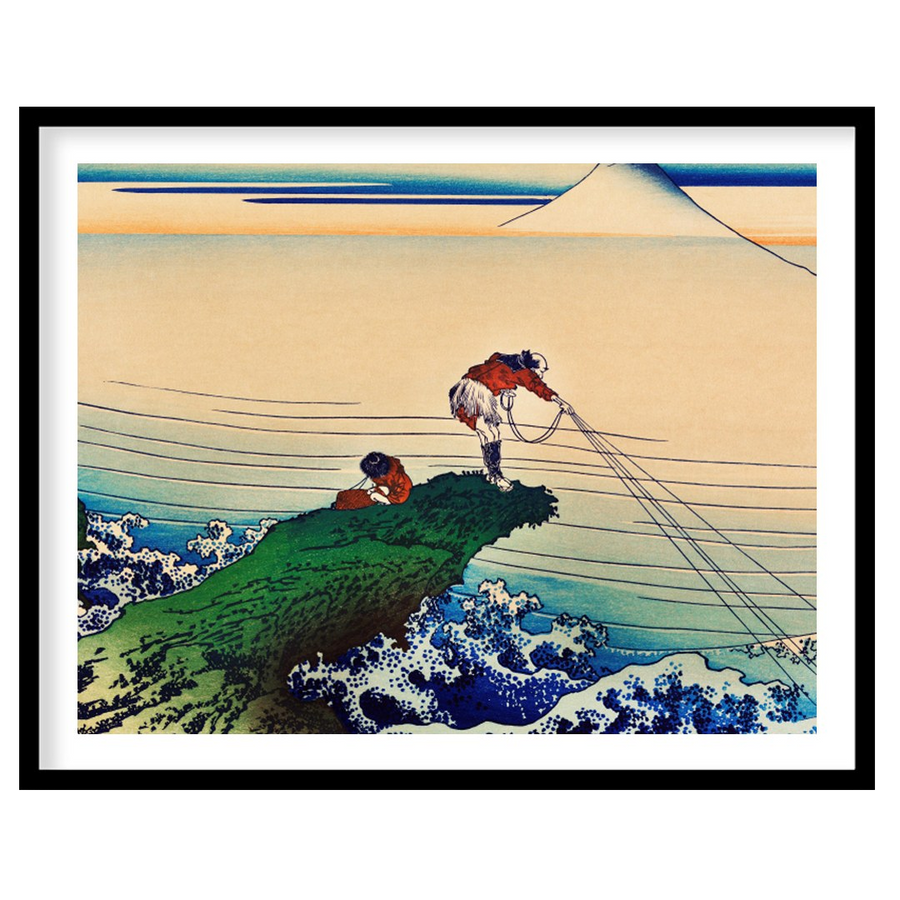 Immerse yourself in the serene yet dynamic scene depicted in this fine artwork. Featuring for nook