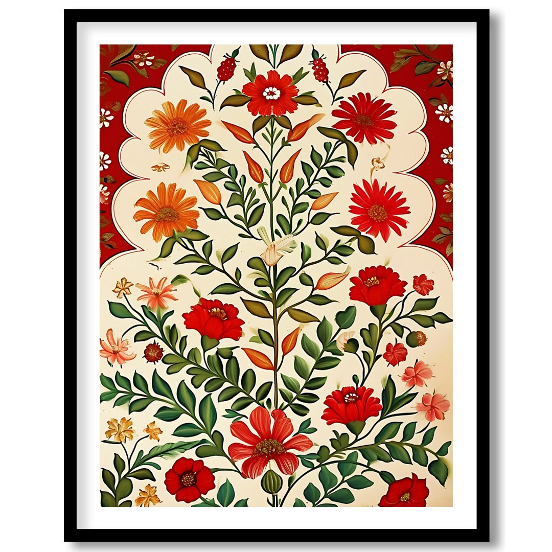 Immerse yourself in the vibrant beauty of nature with this exquisite botanical artwork. Featuring for abode