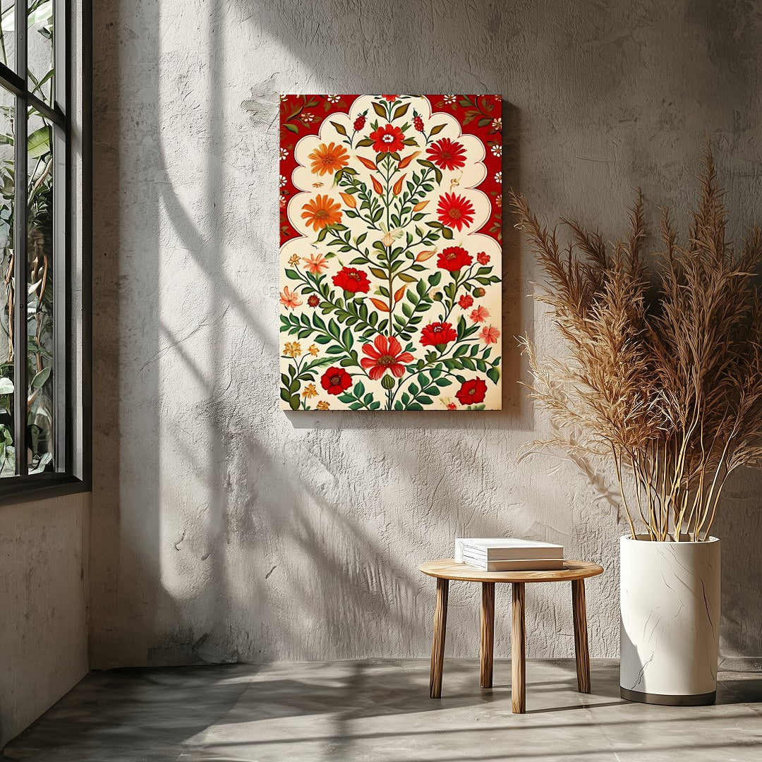 Immerse yourself in the vibrant beauty of nature with this exquisite botanical artwork. Featuring for Entrance
