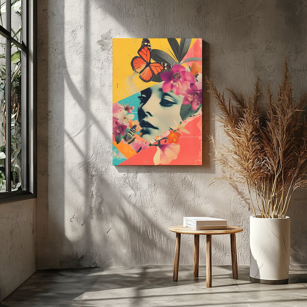 Immerse yourself in a vibrant blend of nature and surrealism with this captivating artwork. A for Entrance