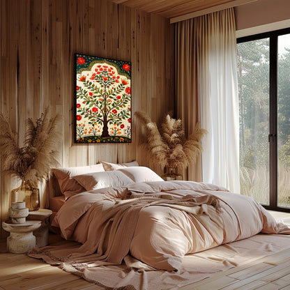 Celebrate nature's beauty with this vibrant depiction of a blossoming tree. Rich in detail, this for Bedroom