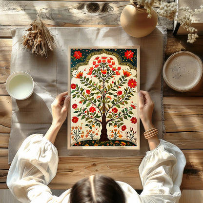 Celebrate nature's beauty with this vibrant depiction of a blossoming tree. Rich in detail, this for studio