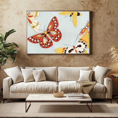 Capture the essence of nature's beauty with this exquisite artwork depicting a lively dance of for Family Room