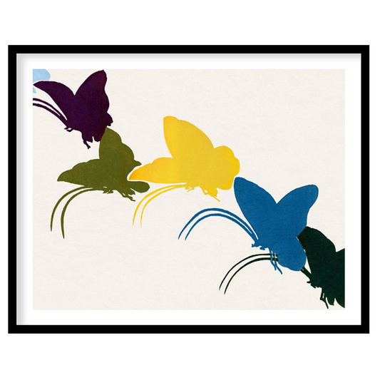 Capture the essence of transformation and freedom with this vibrant abstract artwork. Featuring a for residence