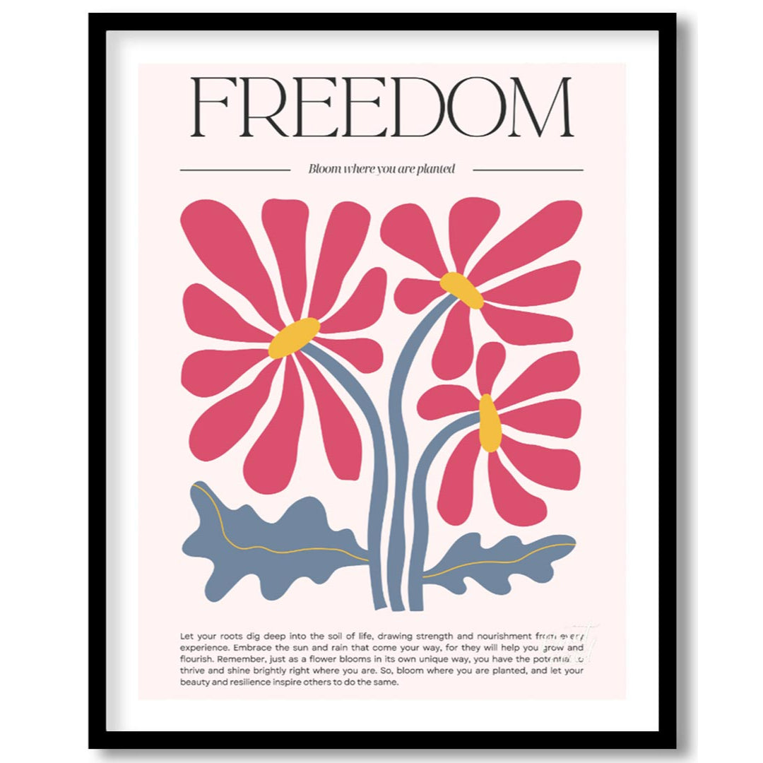 This elegant and inspiring print features a stylish design centered around the powerful concept of … for home