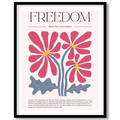 This elegant and inspiring print features a stylish design centered around the powerful concept of … for home