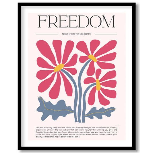This elegant and inspiring print features a stylish design centered around the powerful concept of … for home