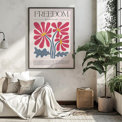 This elegant and inspiring print features a stylish design centered around the powerful concept of … for living room