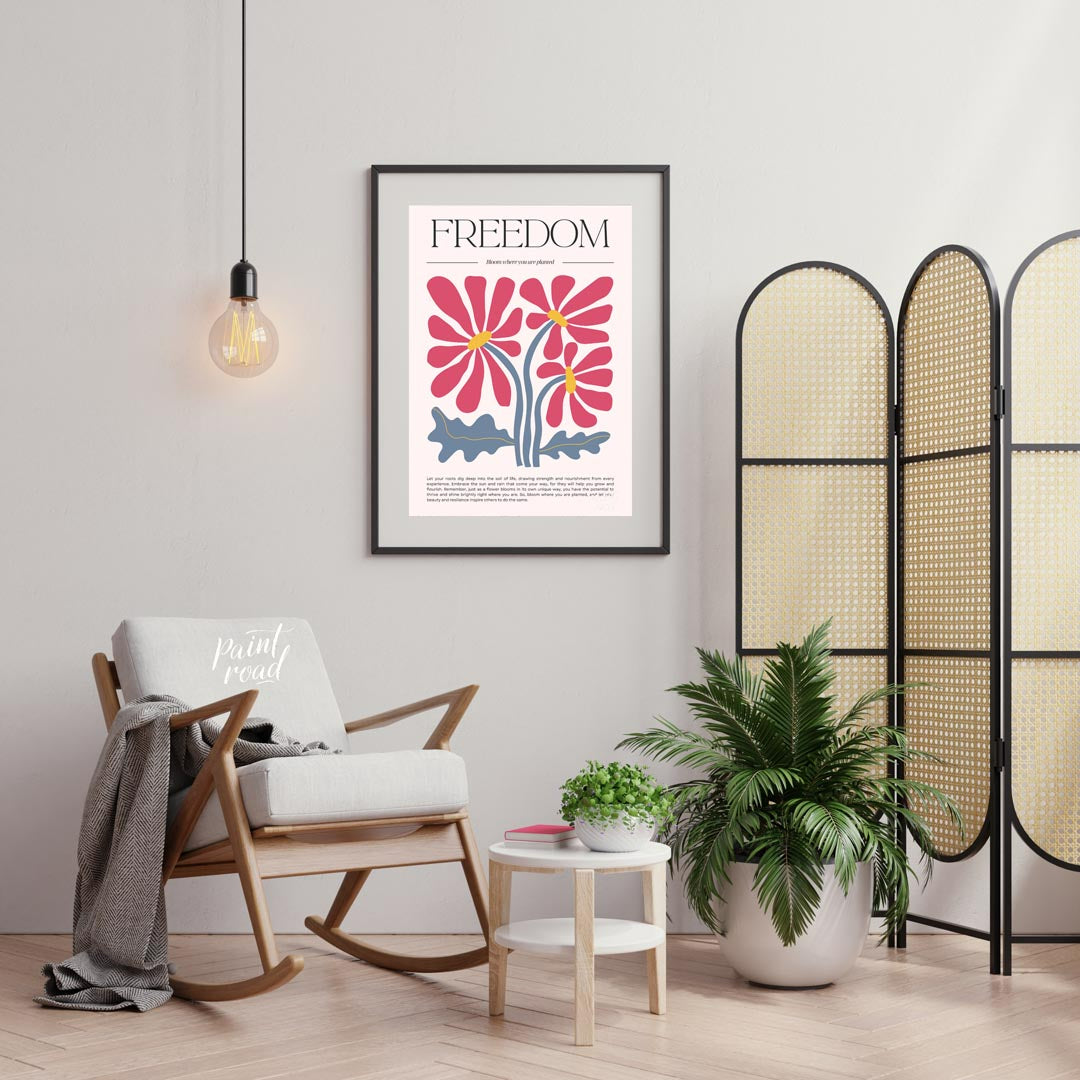 This elegant and inspiring print features a stylish design centered around the powerful concept of … for office