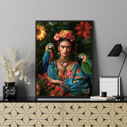 "Frida in Bloom is a vibrant celebration of culture, femininity, and fierce individuality. This str… for office