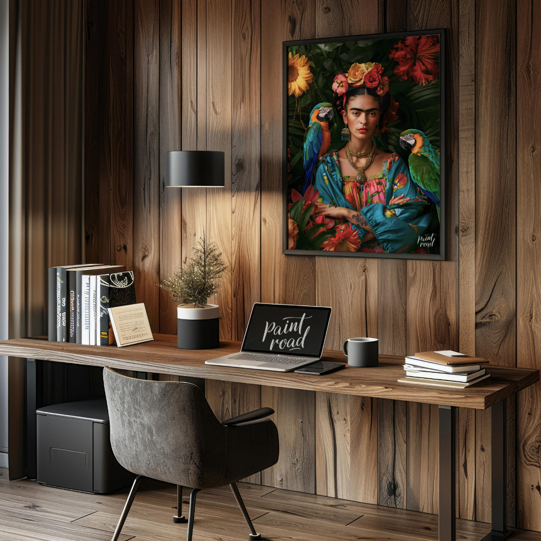 "Frida in Bloom is a vibrant celebration of culture, femininity, and fierce individuality. This str… for office