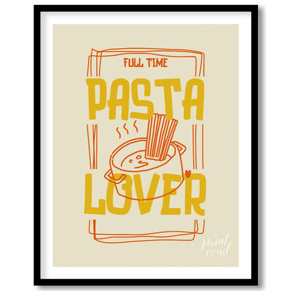 This engaging and spirited poster is a playful declaration for any pasta enthusiast, presented in a… for house