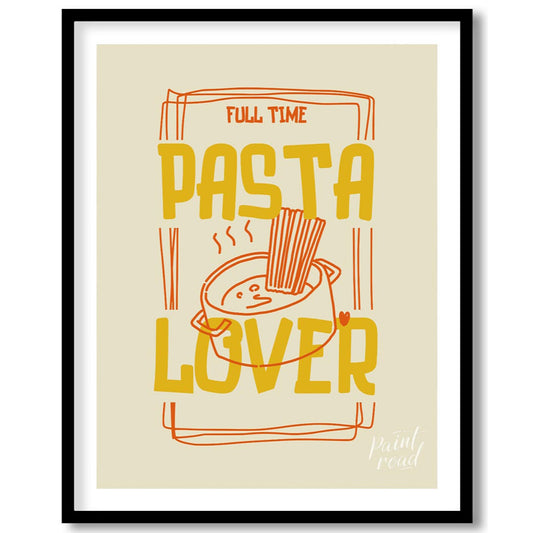 This engaging and spirited poster is a playful declaration for any pasta enthusiast, presented in a… for house