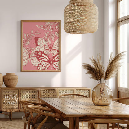 """Gathering Shadows"" captures a fleeting moment of human interaction in a subtly abstract setting… for dining room