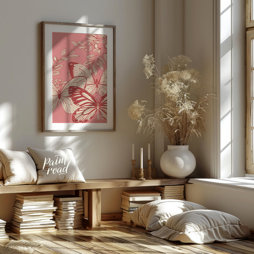 """Gathering Shadows"" captures a fleeting moment of human interaction in a subtly abstract setting… for living room